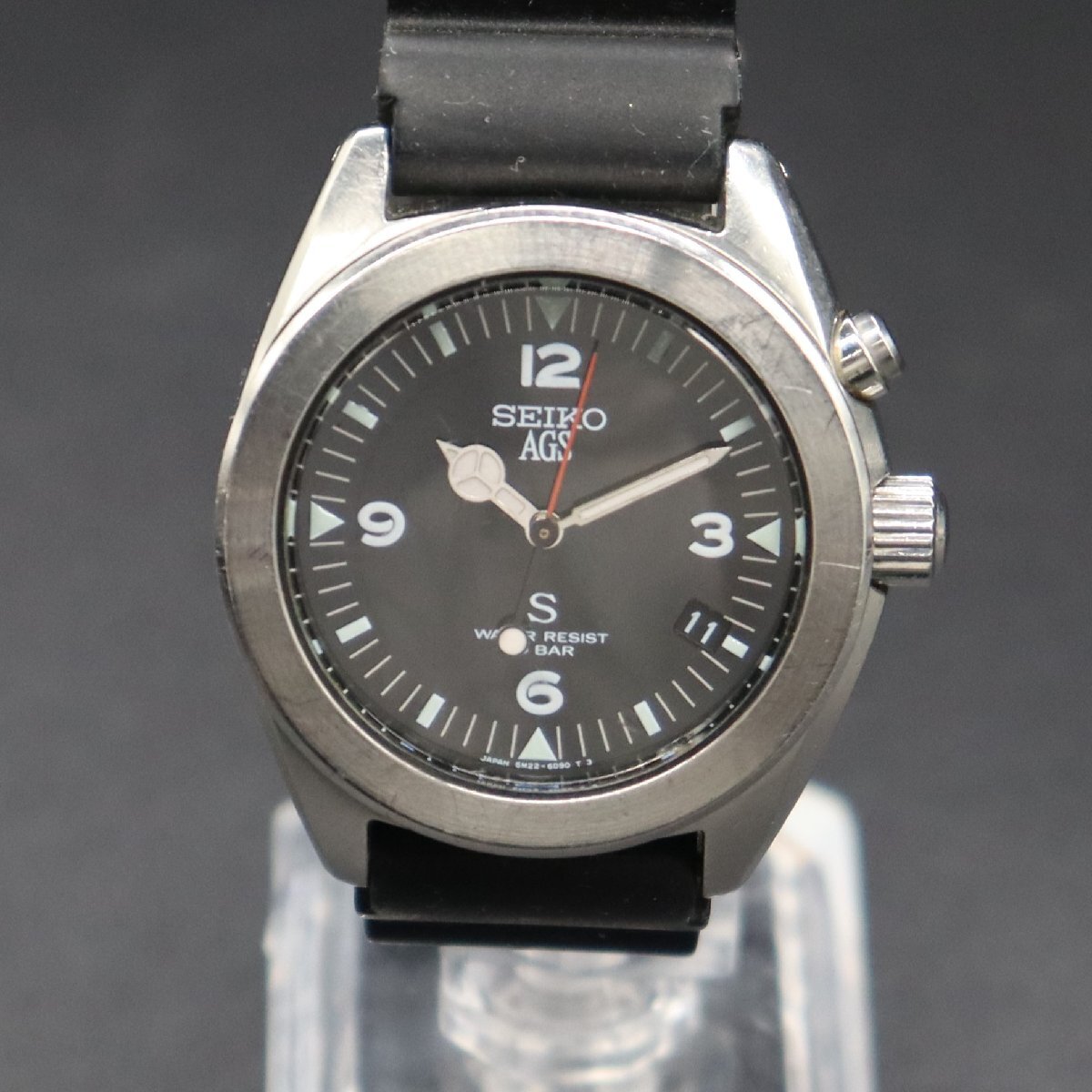 SEIKO SUS AGS セイコー サス 5M22-6C30 オートクォーツ SEIKO SUS AGS セイコー サス 5M22-6C30 オートクォーツ