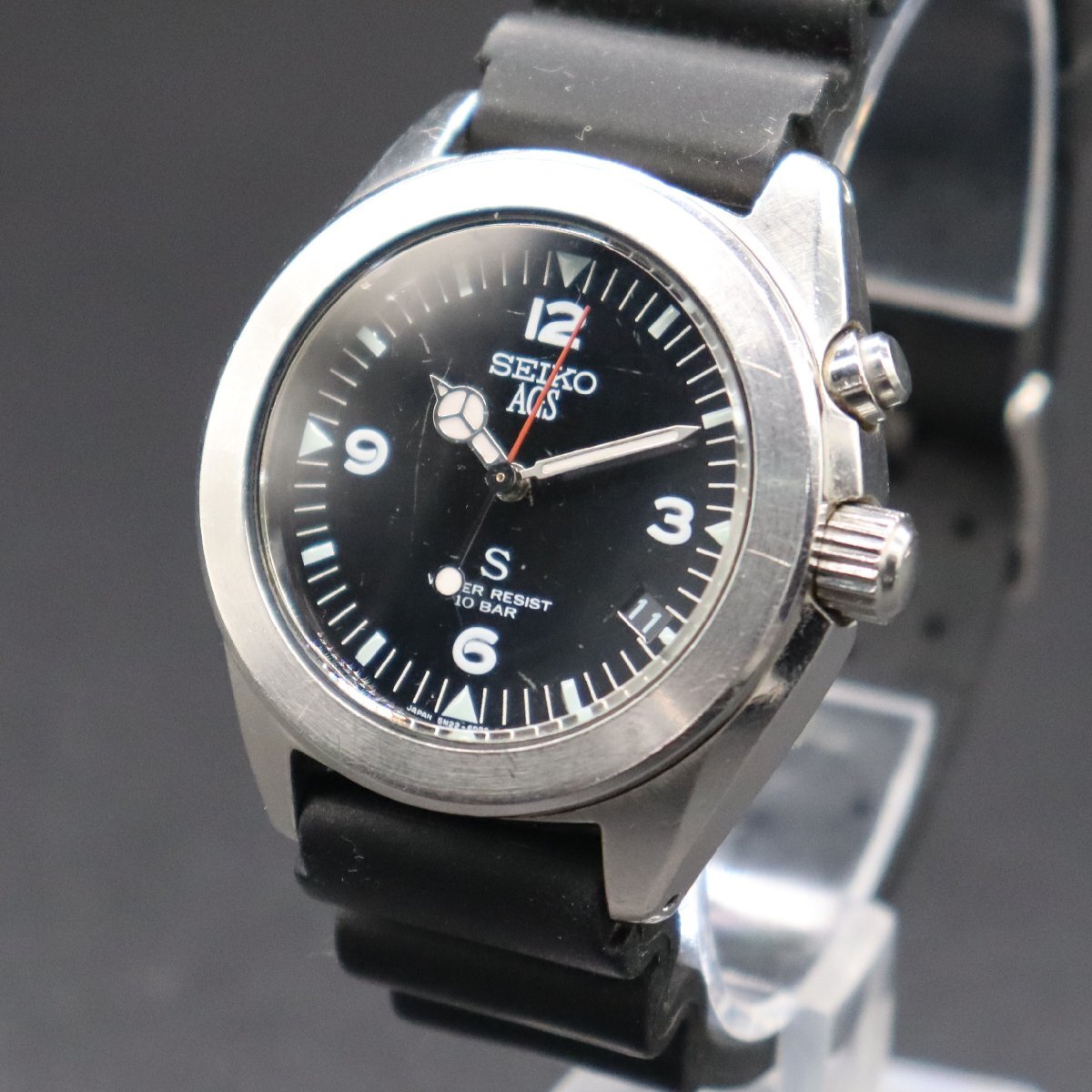 SEIKO SUS AGS セイコー サス 5M22-6C30 オートクォーツ SEIKO SUS AGS セイコー サス 5M22-6C30 オートクォーツ