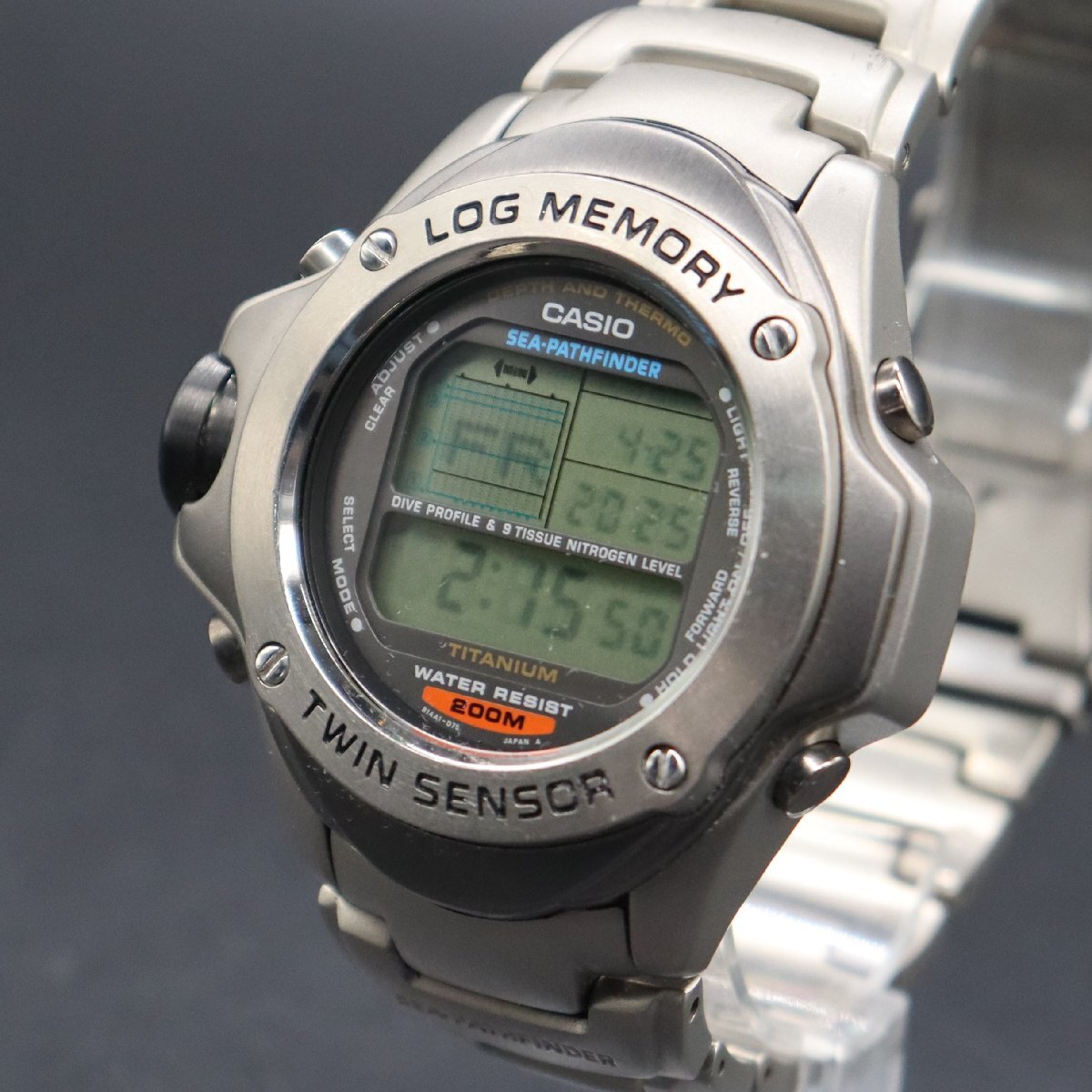 良品 CASIO SEA-PATHFINDER カシオ シーパスファインダー 潜水王 良品 CASIO SEA-PATHFINDER カシオ シーパスファインダー 潜水王