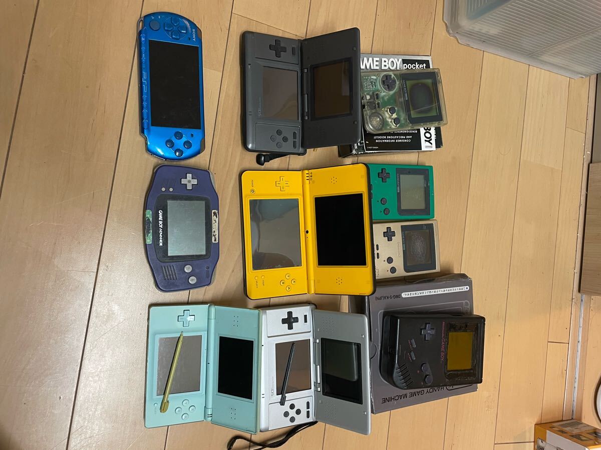 Nintendoゲーム機 PSP 本体 10点 セット ゲームボーイ ポケット Nintendoゲーム機 PSP 本体 10点 セット ゲームボーイ ポケット