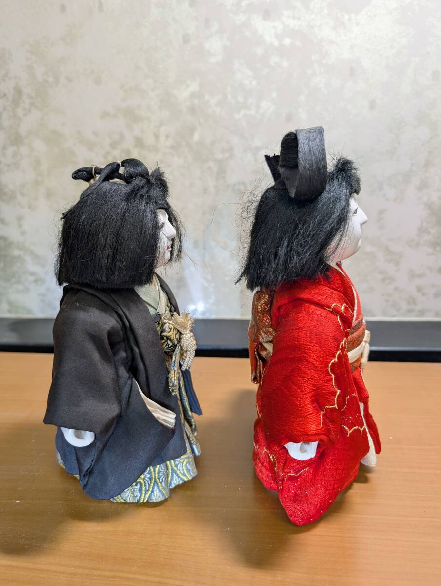MT】①御所人形一対 検時代日本人形アンティーク郷土玩具古玩 MT】①御所人形一対 検時代日本人形アンティーク郷土玩具古玩