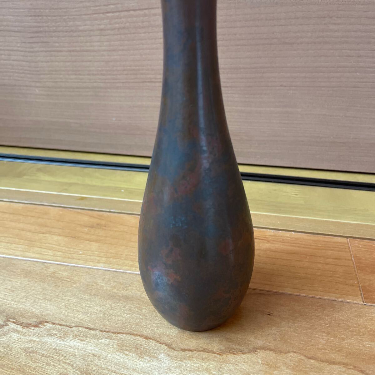 高岡銅器 花瓶 曽呂利 鶴首 銅器花瓶 骨董 レトロ 古道具 高岡銅器 花瓶 曽呂利 鶴首 銅器花瓶 骨董 レトロ 古道具