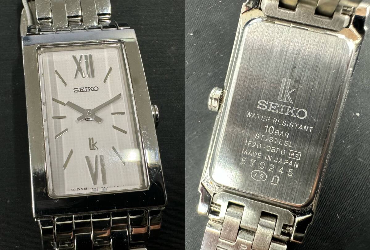 ☆SEIKO セイコー ルキア LUKIA 1F20-0BP0 クォーツ SS ホワイト ☆SEIKO セイコー ルキア LUKIA 1F20-0BP0 クォーツ SS ホワイト