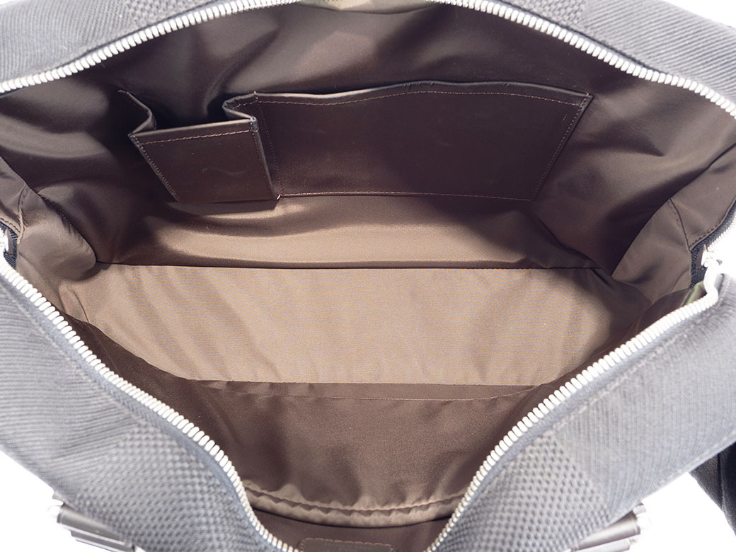 ルイヴィトン ヤック ビジネスバッグ M93082 ダミエ ジェアンキャンバス ノワール メンズ ブリーフケース LOUIS VUITTON 中古_画像9