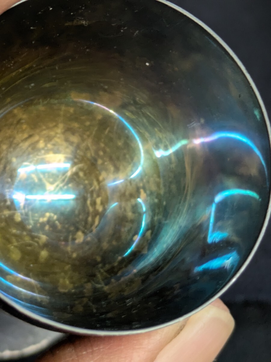 アンティーク 酒器 銀杯 純銀・三越 刻印 酒杯 リキュールグラス