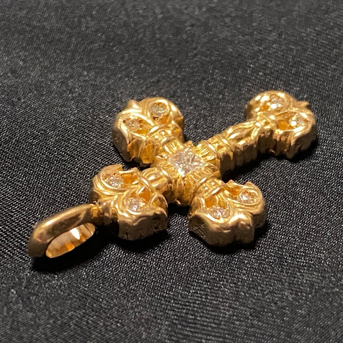 希少】CHROME HEARTS クロムハーツ 22k タイニー フィリグリー 希少】CHROME HEARTS クロムハーツ 22k タイニー フィリグリー