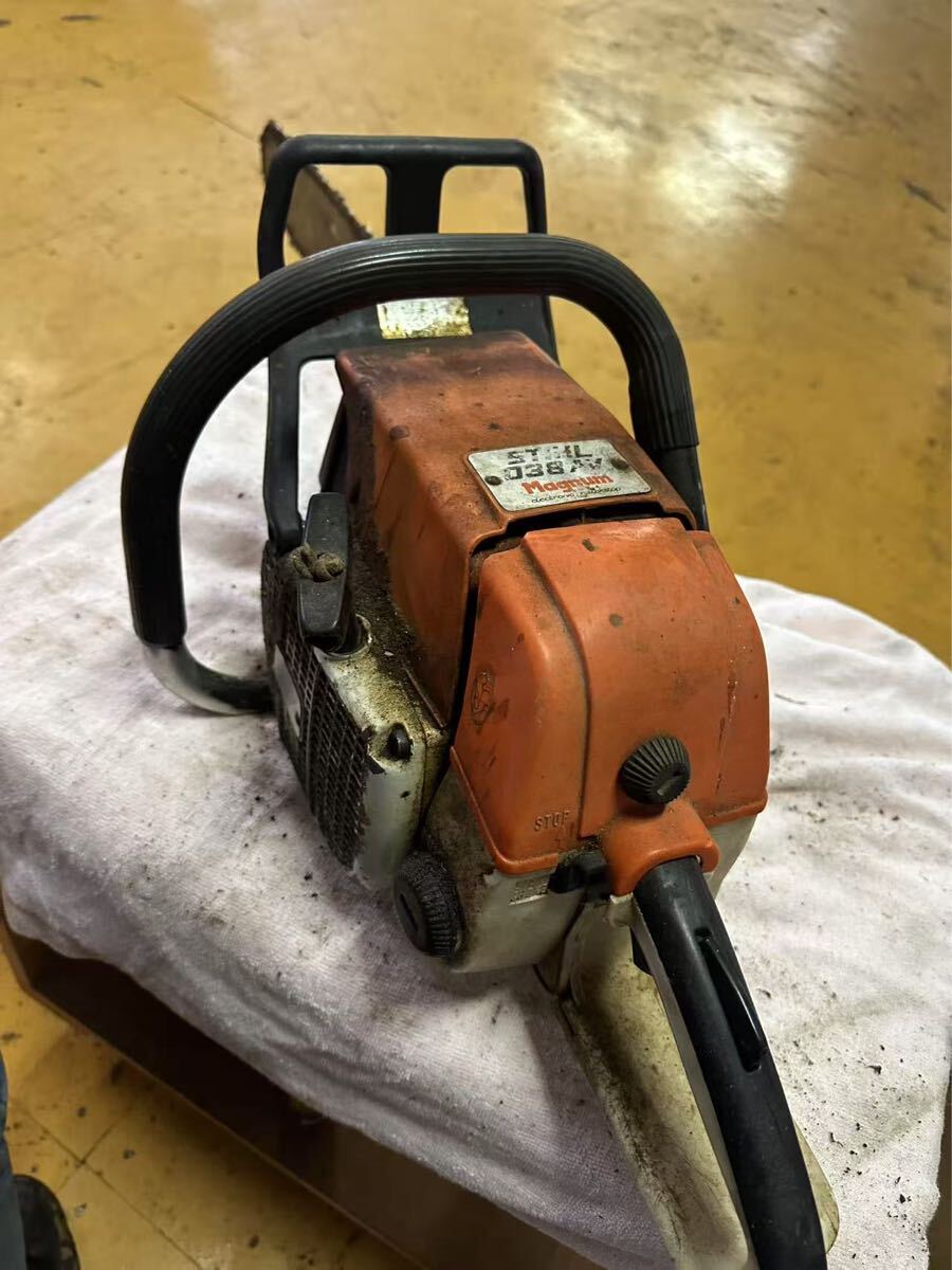 秋田発 STIHL 038AV エンジンチェーンソー チェンソー スチール 秋田発 STIHL 038AV エンジンチェーンソー チェンソー スチール