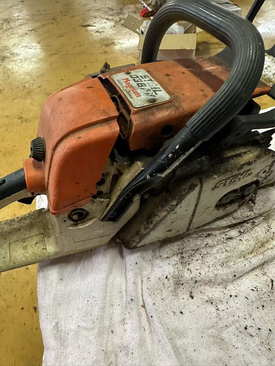 秋田発 STIHL 038AV エンジンチェーンソー チェンソー スチール 秋田発 STIHL 038AV エンジンチェーンソー チェンソー スチール
