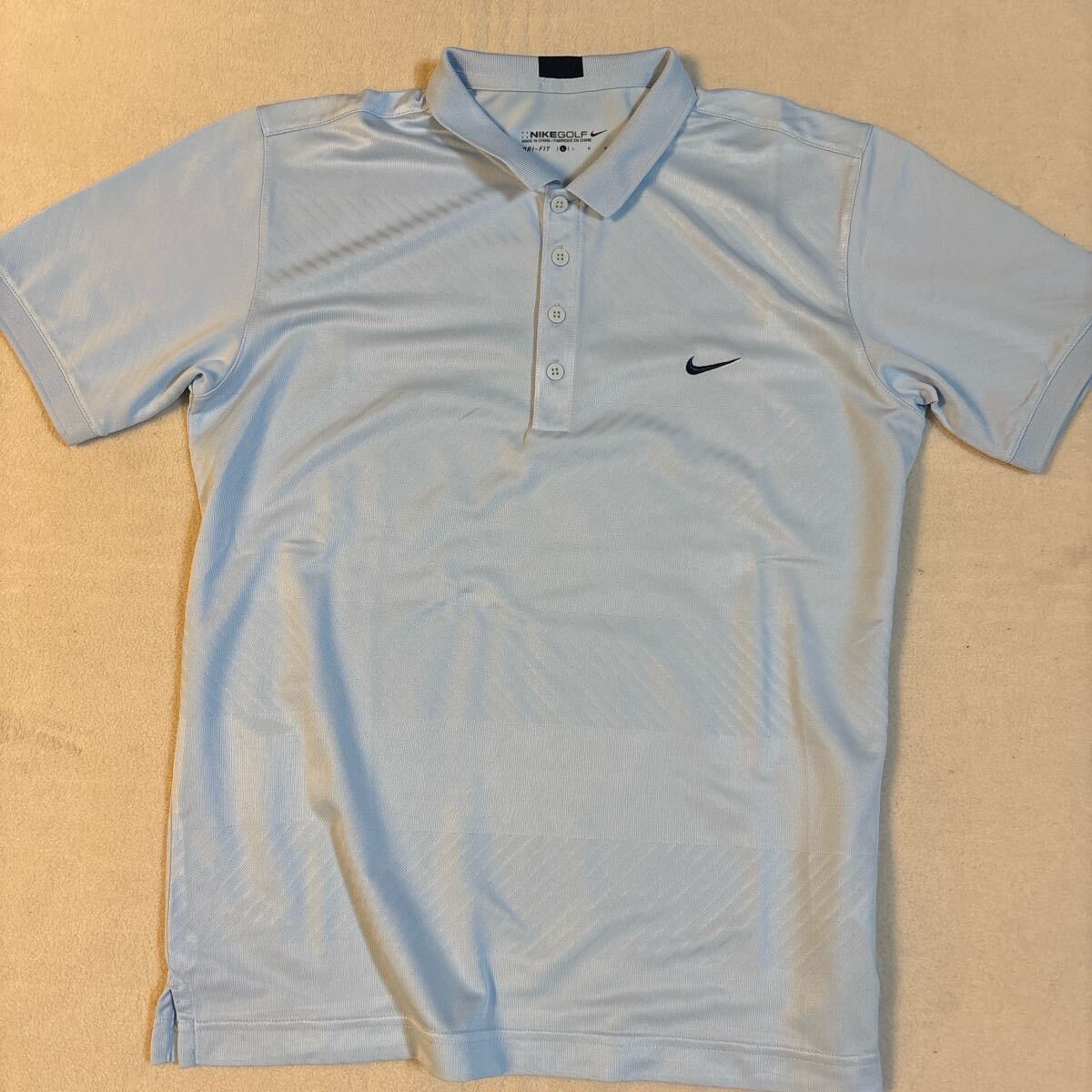 NIKE GOLF ナイキゴルフ DRI-FIT ゴルフシャツ Lサイズ 水色 NIKE GOLF ナイキゴルフ DRI-FIT ゴルフシャツ Lサイズ 水色