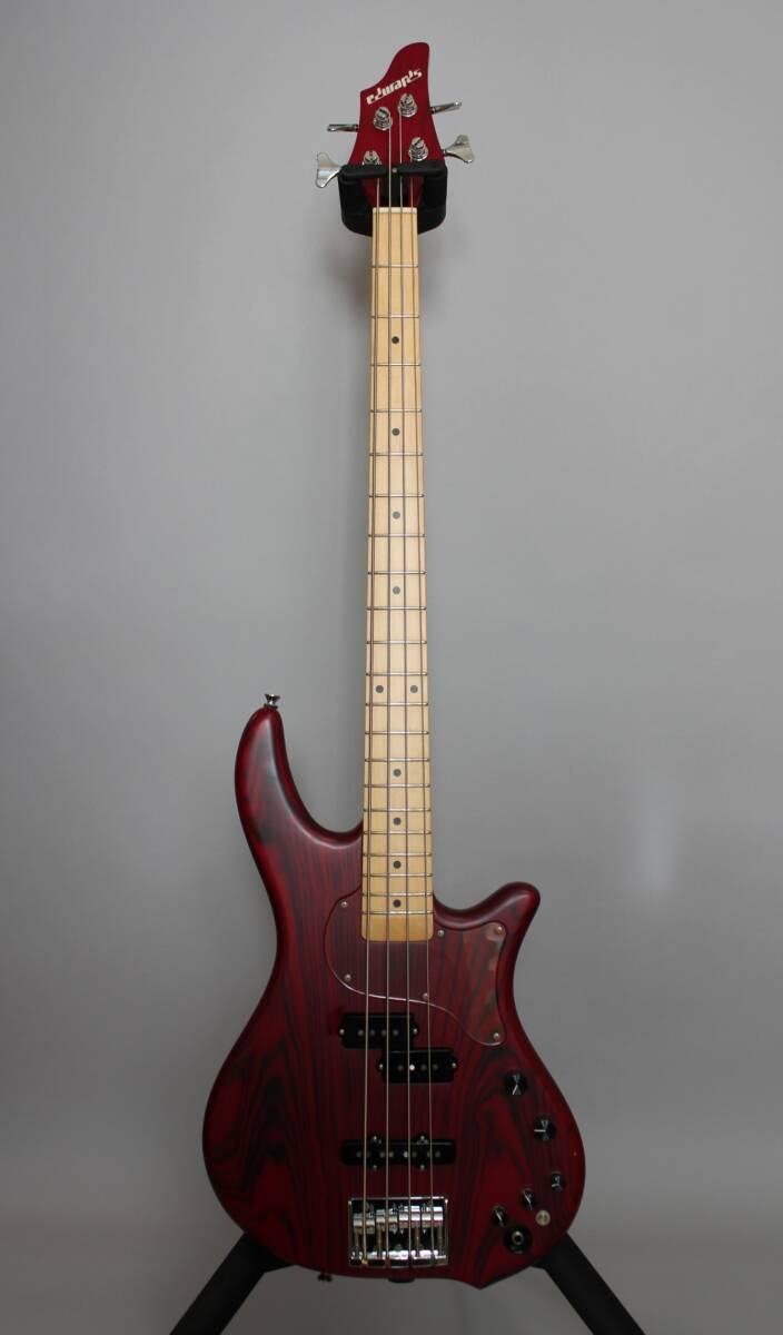 [ обслуживание * отрегулирован ]EDWARDS/ Edwards E-BB электрический бас Satin Burner Red обычная цена 192,500 иен ( контрольный номер 240001)