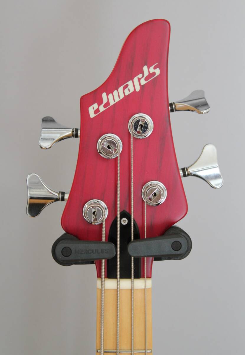[ обслуживание * отрегулирован ]EDWARDS/ Edwards E-BB электрический бас Satin Burner Red обычная цена 192,500 иен ( контрольный номер 240001)