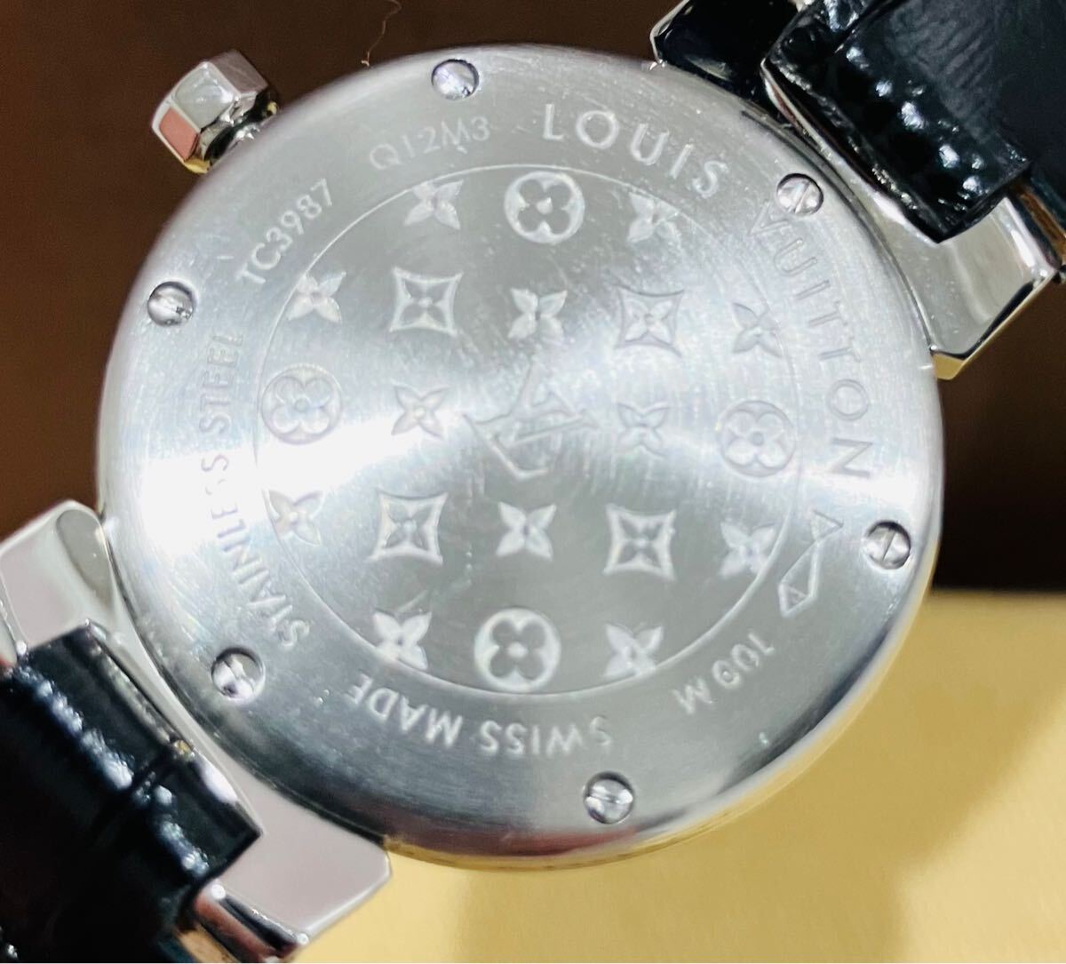 LOUIS VUITTON 新品同様 タンブール 腕時計 ディスクディアモン LOUIS VUITTON 新品同様 タンブール 腕時計 ディスクディアモン