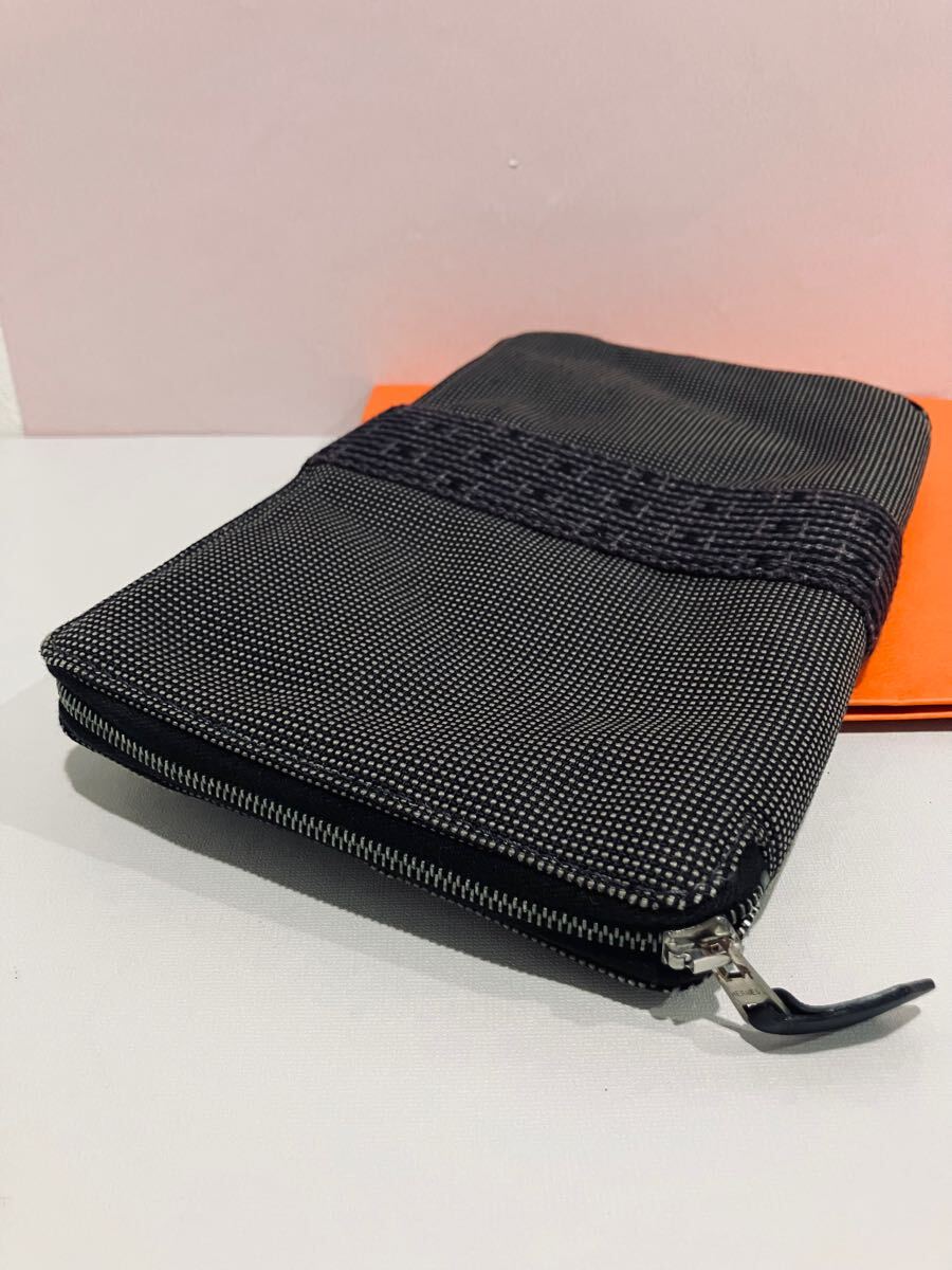 HERMES ○ 極上美品 エールライン 長財布 エルメスグレー 財布 HERMES ○ 極上美品 エールライン 長財布 エルメスグレー 財布