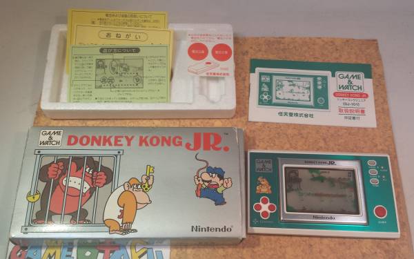 *GW Donkey Kong Jr. Junior Game & Watch прекрасный товар закончившийся товар очень редкий 