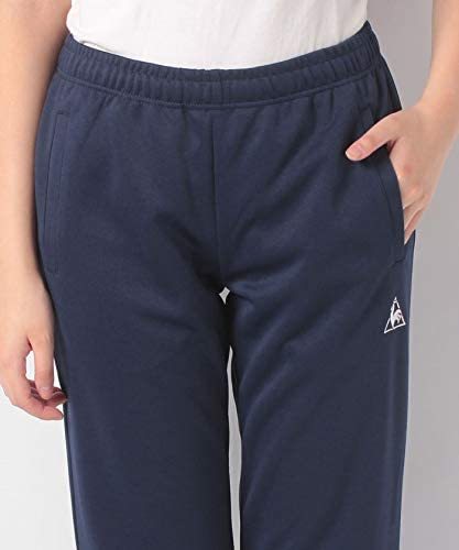 【KCM】Z-lecoq-61-M★展示品★【le coq sportif/ルコック】レディース　ウォームアップロングパンツ　QMWOJG11MG　ネイビー　サイズM