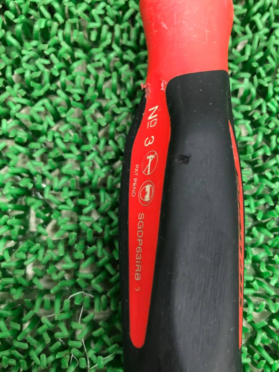 【中古品】★Snap-on（スナップオン）プラスドライバ SGDP631RB　〇〇　IT4AXBEAULTI