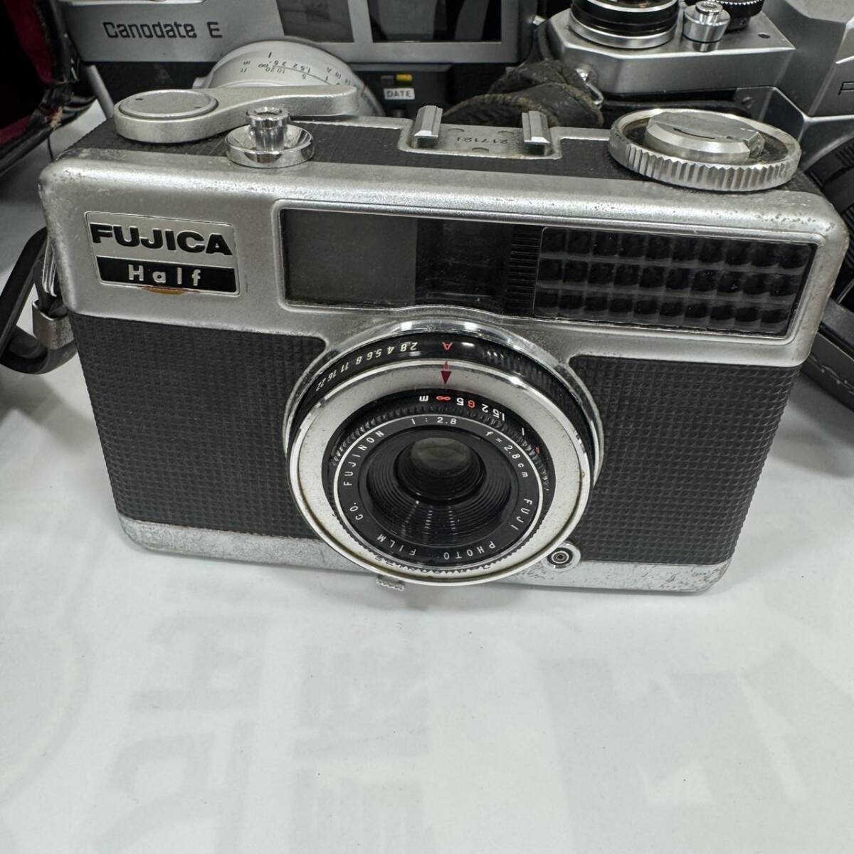 6356 カメラおまとめ FUJICA Half/Canon Canodate/コニカ C35 6356 カメラおまとめ FUJICA Half/Canon Canodate/コニカ C35