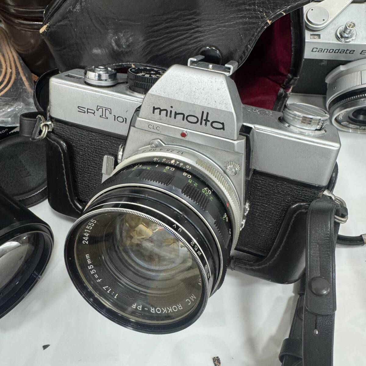 6356 カメラおまとめ FUJICA Half/Canon Canodate/コニカ C35 6356 カメラおまとめ FUJICA Half/Canon Canodate/コニカ C35