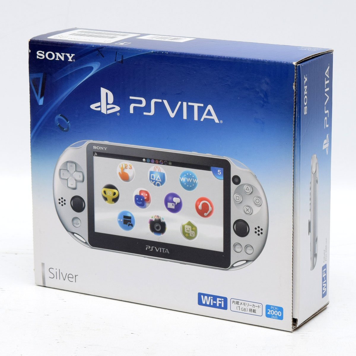 PlayStation Vita Wi-Fiモデル シルバー PCH-2000ZA25 初期動作 PlayStation Vita Wi-Fiモデル シルバー PCH-2000ZA25 初期動作