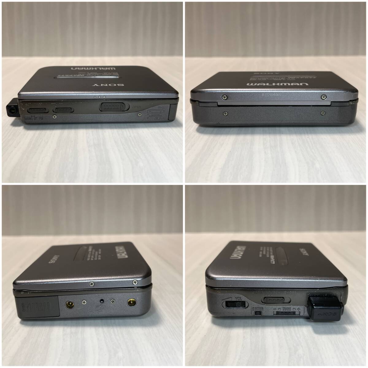 ジャンク/まとめ3個】SONY WALKMAN WM-FX77・WM-WE1・WM-EX2 ジャンク/まとめ3個】SONY WALKMAN WM-FX77・WM-WE1・WM-EX2