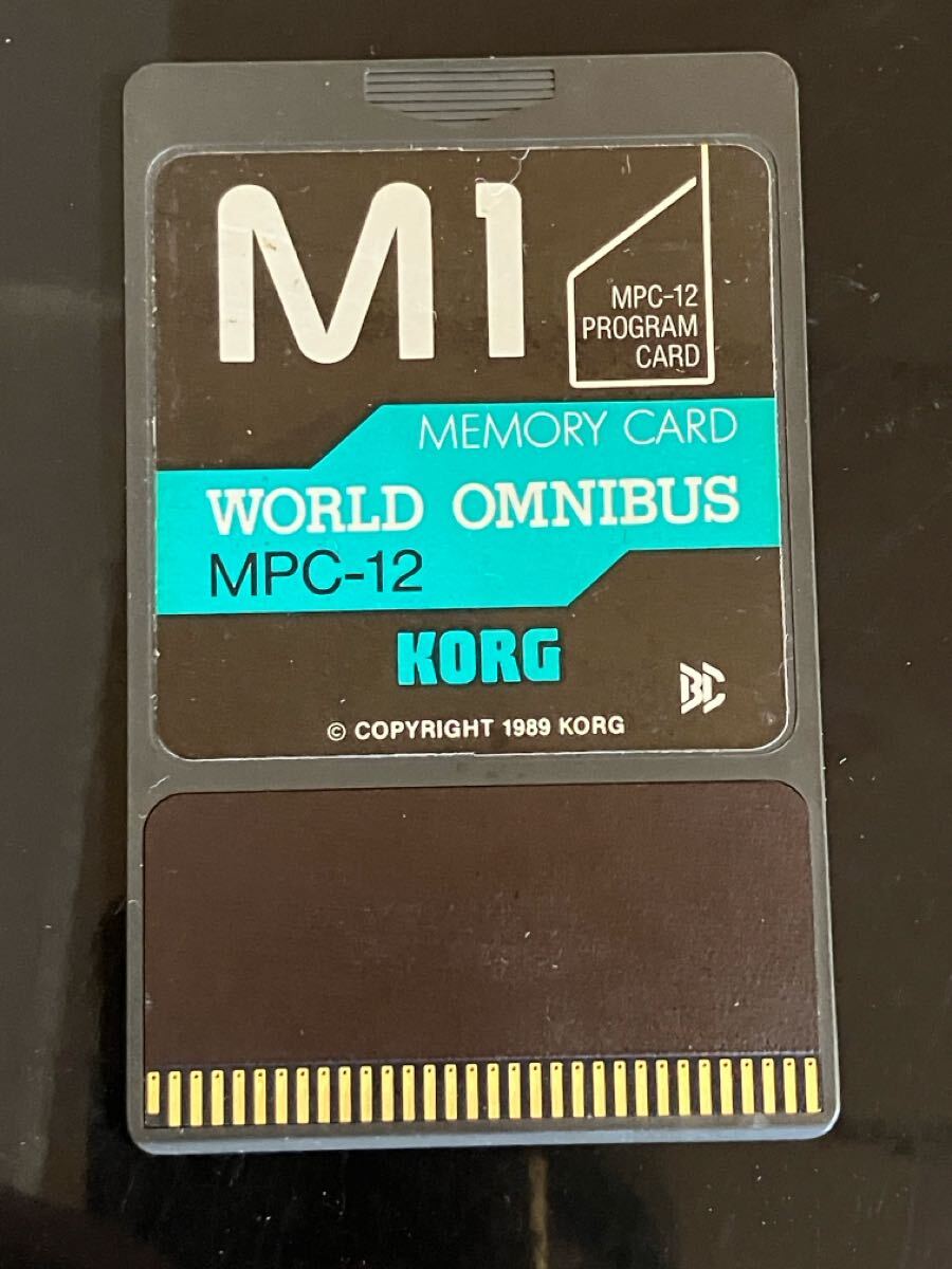KORG M1 MPC-12 WORLD OMNIBUS MEMORY CARD メモリーカード KORG M1 MPC-12 WORLD OMNIBUS MEMORY CARD メモリーカード