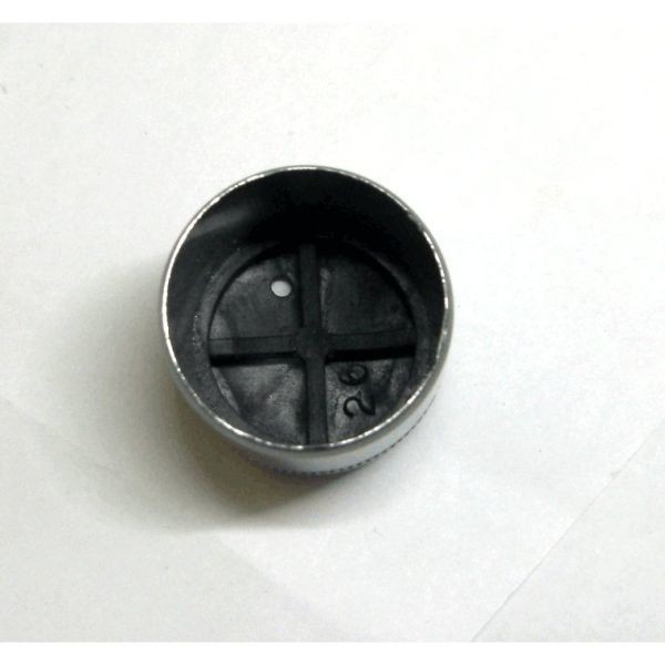 磯竿用尻栓 ガンメタリック アルミニウム製 内径33mm_画像3