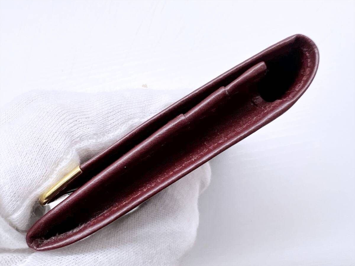 Cartier カルティエ マスト 名刺入れ カードケース ボルドー Cartier カルティエ マスト 名刺入れ カードケース ボルドー