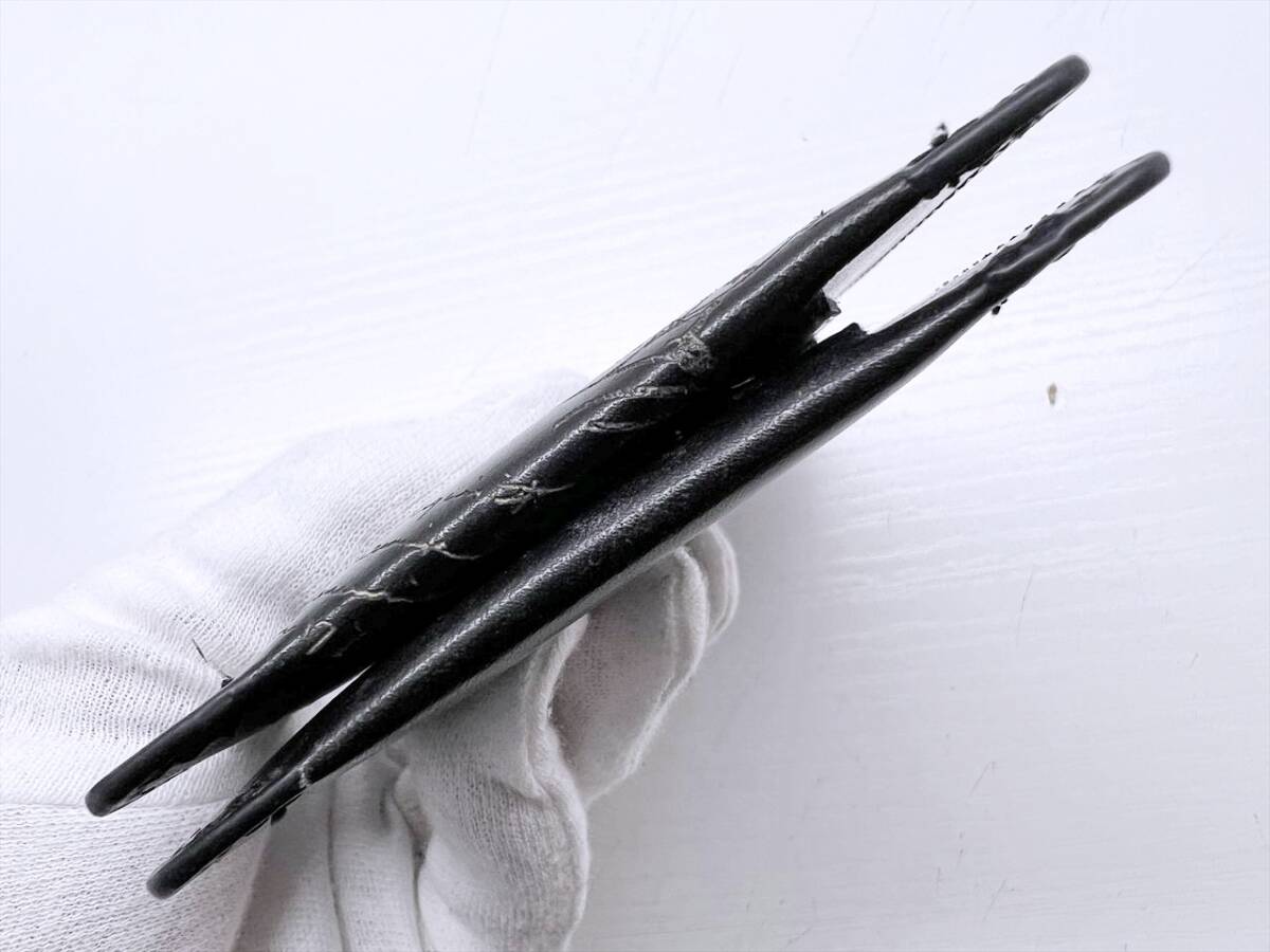 美品 Berluti ベルルッティ アッサオ スクリットレザー ビル 美品 Berluti ベルルッティ アッサオ スクリットレザー ビル