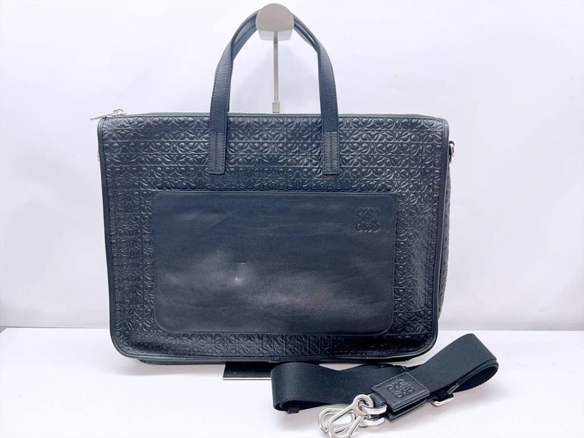 美品 LOEWE ロエベ アナグラムリピート 2WAY ブリーフケース 美品 LOEWE ロエベ アナグラムリピート 2WAY ブリーフケース