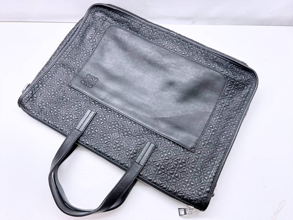 美品 LOEWE ロエベ アナグラムリピート 2WAY ブリーフケース 美品 LOEWE ロエベ アナグラムリピート 2WAY ブリーフケース