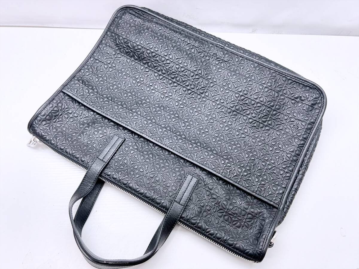 美品 LOEWE ロエベ アナグラムリピート 2WAY ブリーフケース 美品 LOEWE ロエベ アナグラムリピート 2WAY ブリーフケース
