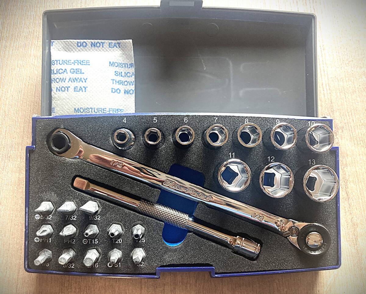 Blue Point 1/4ソケットビットラチェットセット　BLPBTWKIT　25個セット　スナップオン　Snap-on 
