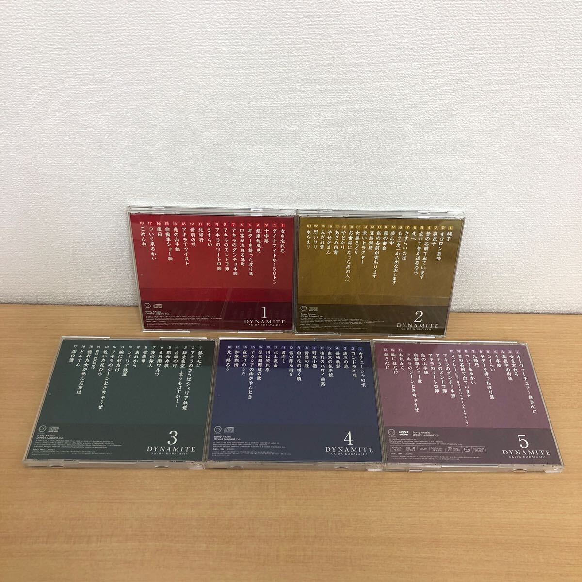 Y0408B 旋風 小林旭 DYNAMITE AKIRA KOBAYASHI CD BOX ボックス