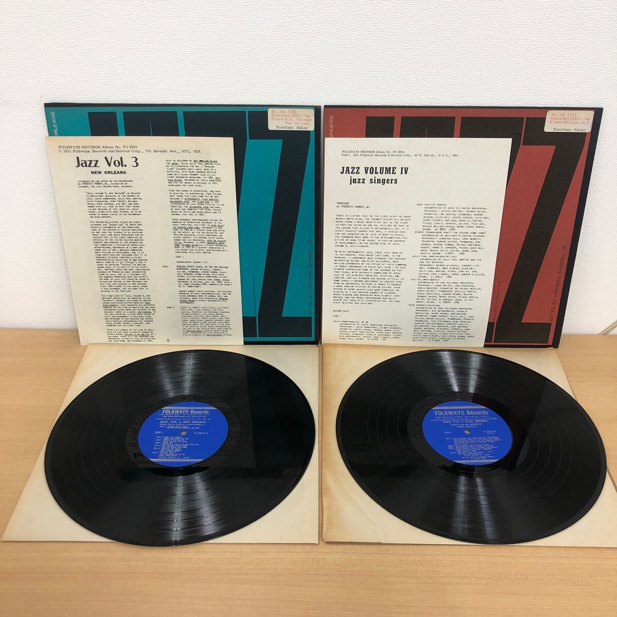 Y0414A FOLKWAYS RECFRDS JAZZ vol.1〜10 LP レコード 10巻 Y0414A FOLKWAYS RECFRDS JAZZ vol.1〜10 LP レコード 10巻