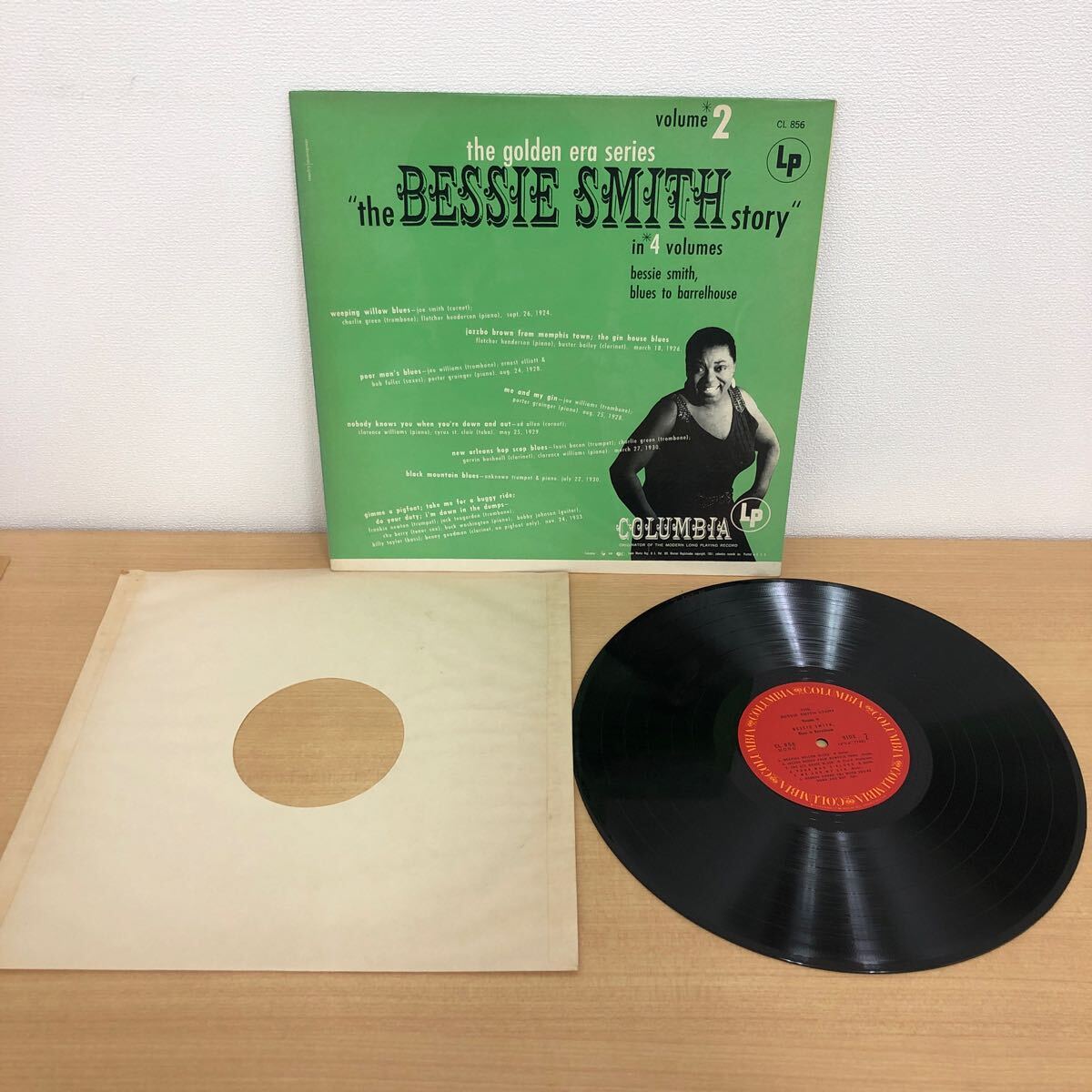 Y0414A ベッシー?スミス the BESSIE SMITH story vol.1?3 LP レコード 3巻セット CL 855?857 米盤 輸入盤 洋楽 ブルース 