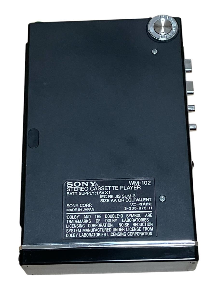 未使用品】 SONY ウォークマン WM-102 ソニー WALKMAN ジャンク 未使用品】 SONY ウォークマン WM-102 ソニー WALKMAN ジャンク