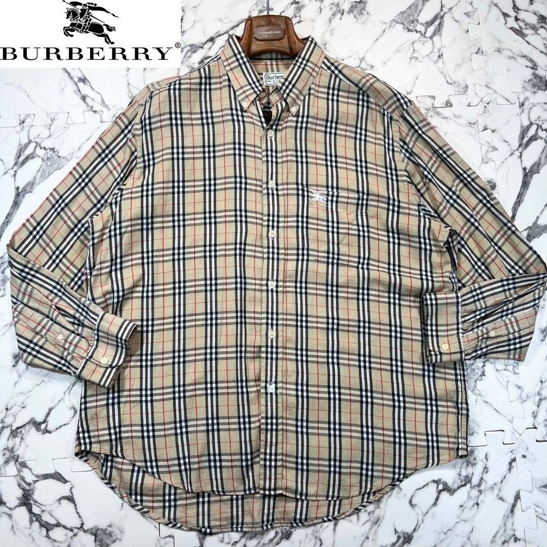 ノバチェック柄/43(XLサイズ) ○BURBERRY LONDON シャツ 長袖 ノバチェック柄/43(XLサイズ) ○BURBERRY LONDON シャツ 長袖