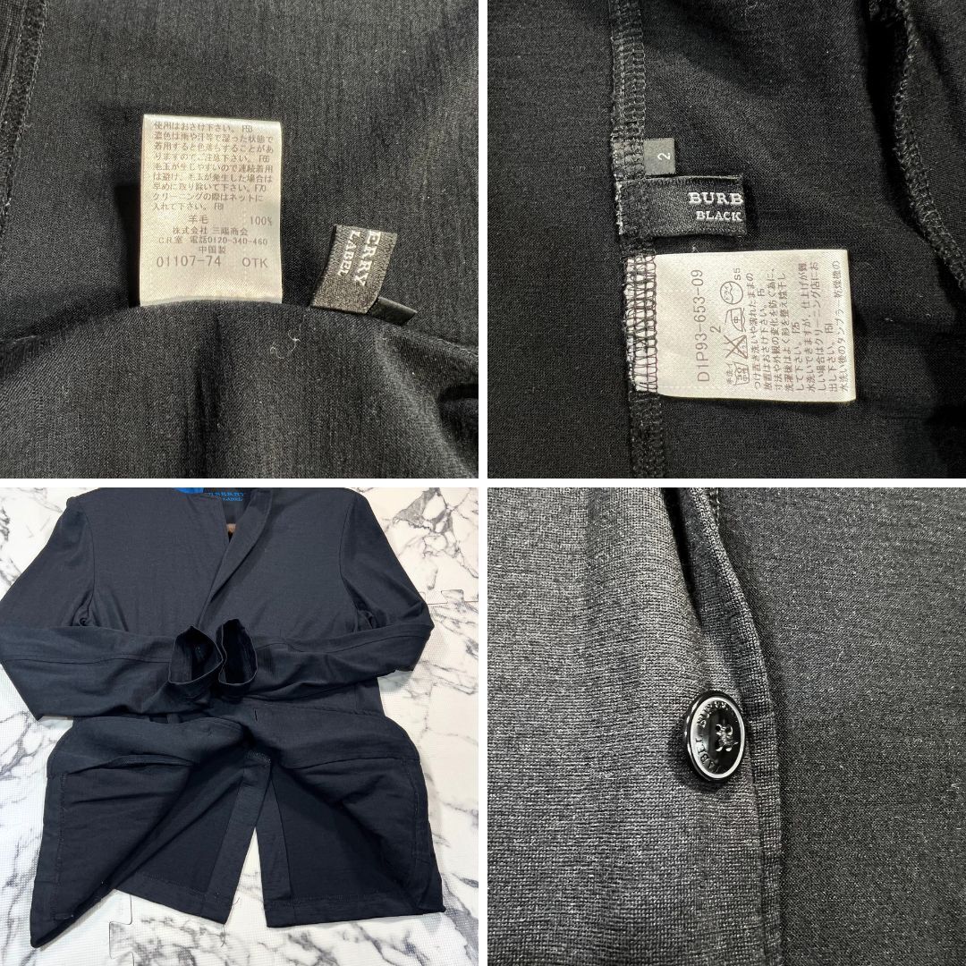 極美品/薄手 ○BURBERRY BLACK LABEL ハイゲージ ニット 極美品/薄手 ○BURBERRY BLACK LABEL ハイゲージ ニット