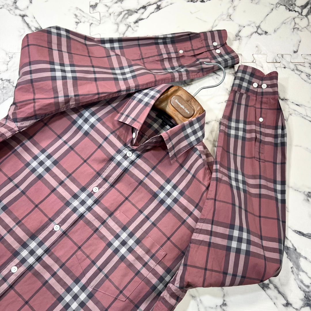 極美品/ストレッチ素材/メガチェック柄○BURBERRY バーバリー 極美品/ストレッチ素材/メガチェック柄○BURBERRY バーバリー