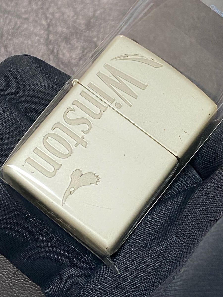 zippo ウィンストン 希少カラー 限定品 前面刻印 希少モデル zippo ウィンストン 希少カラー 限定品 前面刻印 希少モデル
