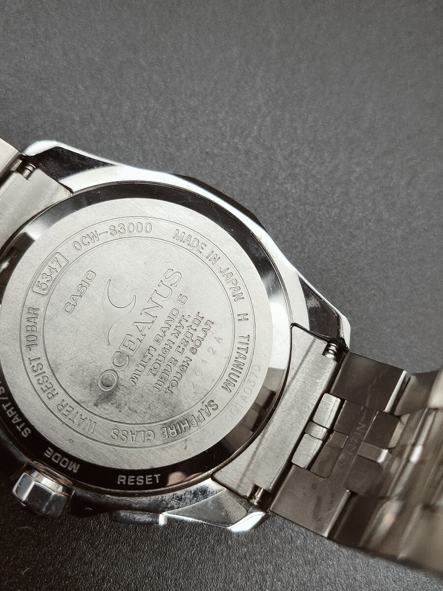 カシオ オシアナス OCW-S3000-1AJF 電波ソーラー ワールドタイム カシオ オシアナス OCW-S3000-1AJF 電波ソーラー ワールドタイム