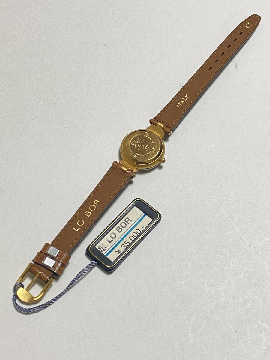 ◇LOBOR ロバー 18K GOLD JAPAN QUARTZ レディース 腕時計 ITALY ◇LOBOR ロバー 18K GOLD JAPAN QUARTZ レディース 腕時計 ITALY