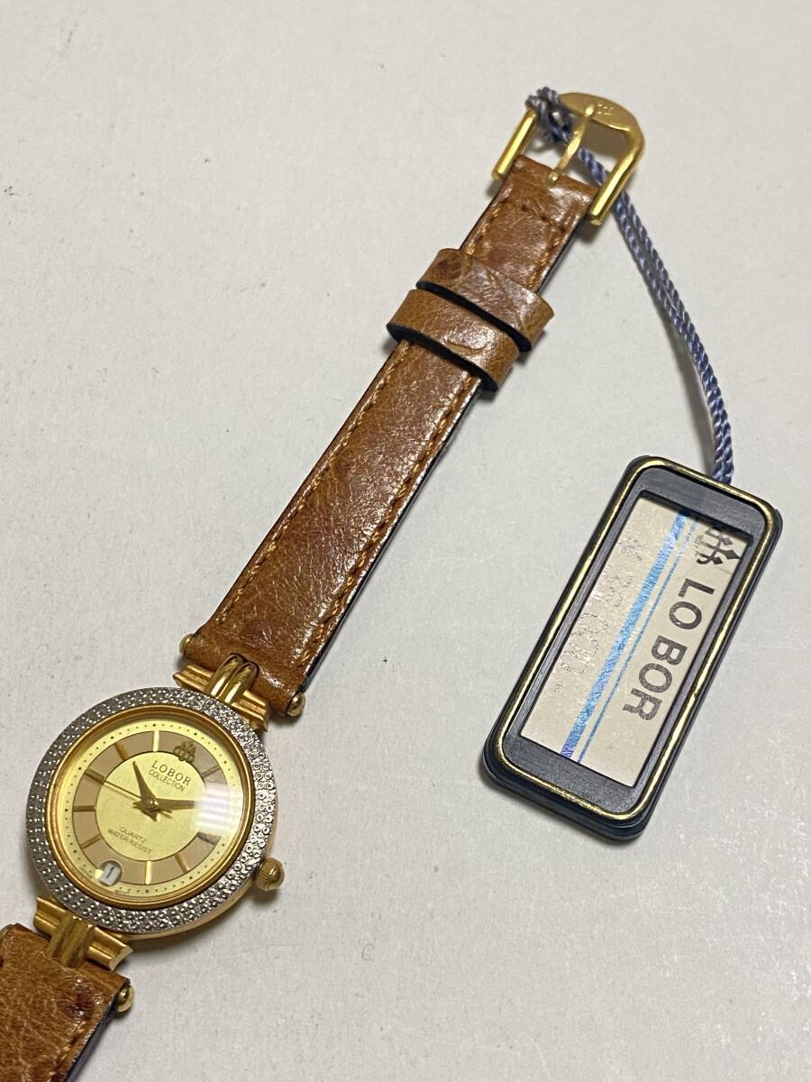 ◇LOBOR ロバー 18K GOLD JAPAN QUARTZ レディース 腕時計 ITALY ◇LOBOR ロバー 18K GOLD JAPAN QUARTZ レディース 腕時計 ITALY