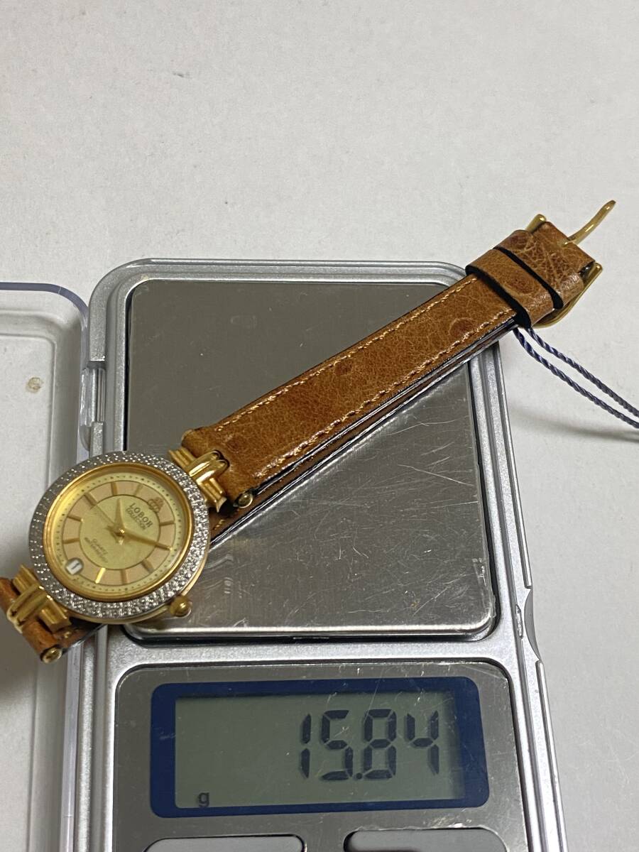 ◇LOBOR ロバー 18K GOLD JAPAN QUARTZ レディース 腕時計 ITALY ◇LOBOR ロバー 18K GOLD JAPAN QUARTZ レディース 腕時計 ITALY