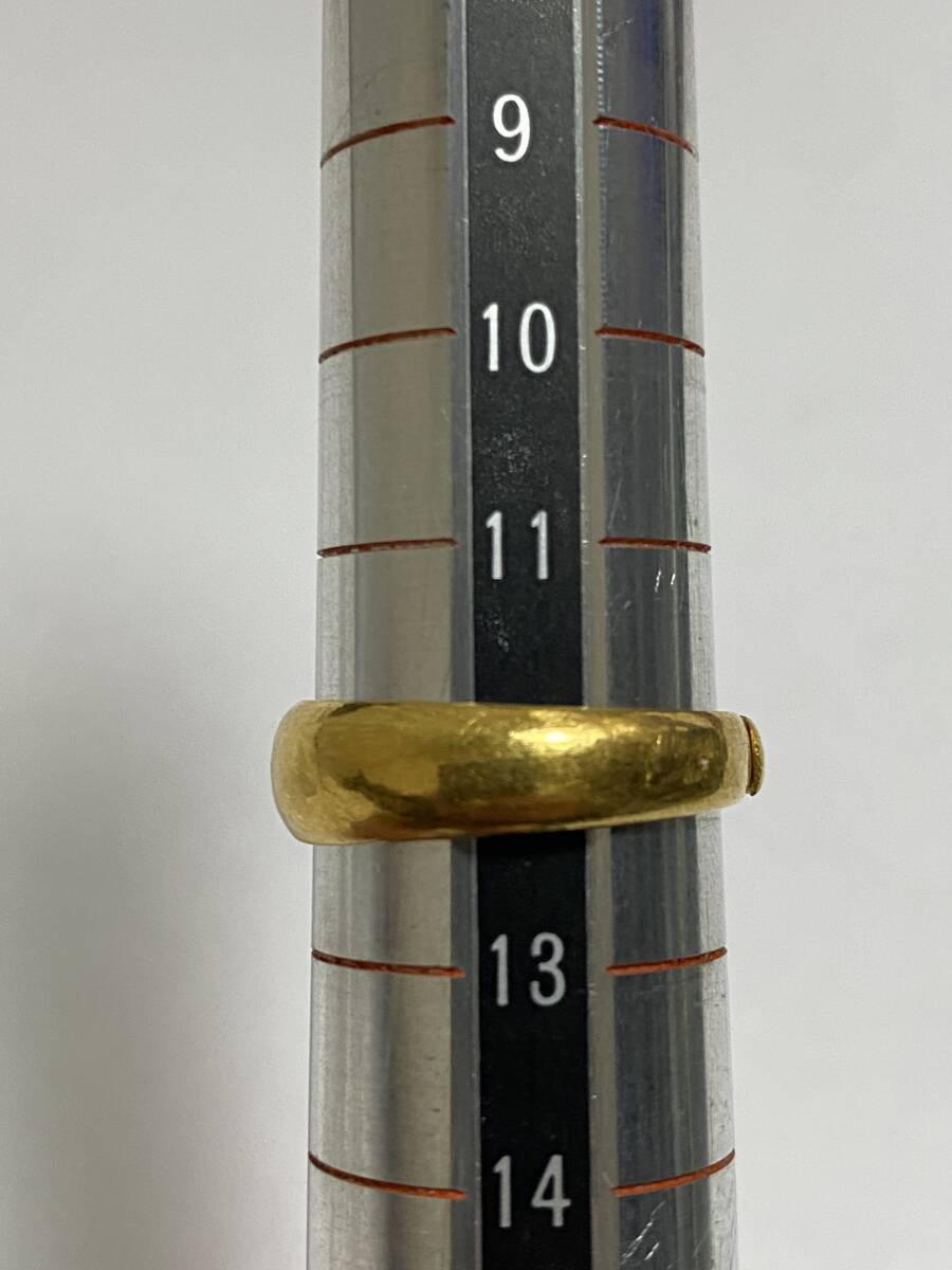 ◇純金 刻印入 K24 甲丸 フリーサイズ リング 指輪◇(検 ◇純金 刻印入 K24 甲丸 フリーサイズ リング 指輪◇(検