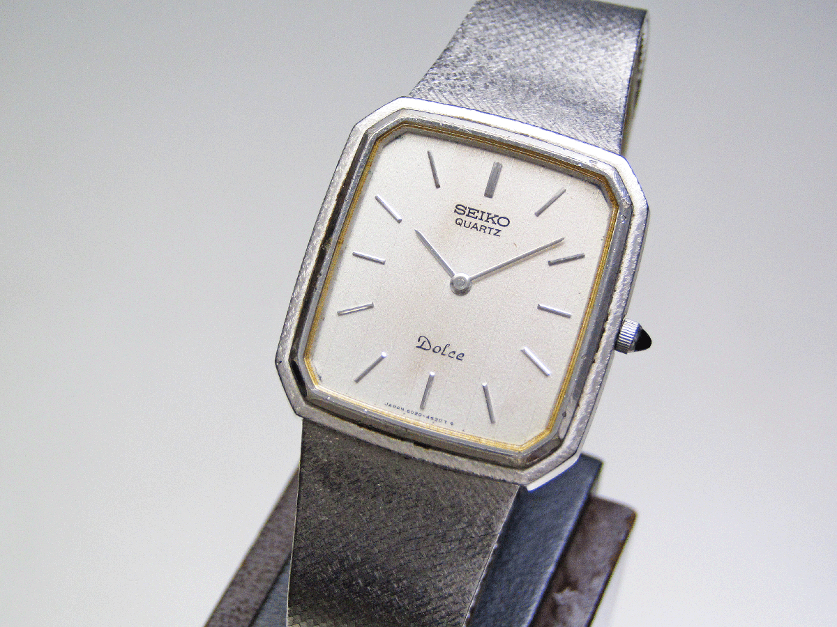 人気大割引 ☆1円~セイコー SEIKO ドルチェ DOLCE 6020-4060 クォーツ 電池 ドルチェ