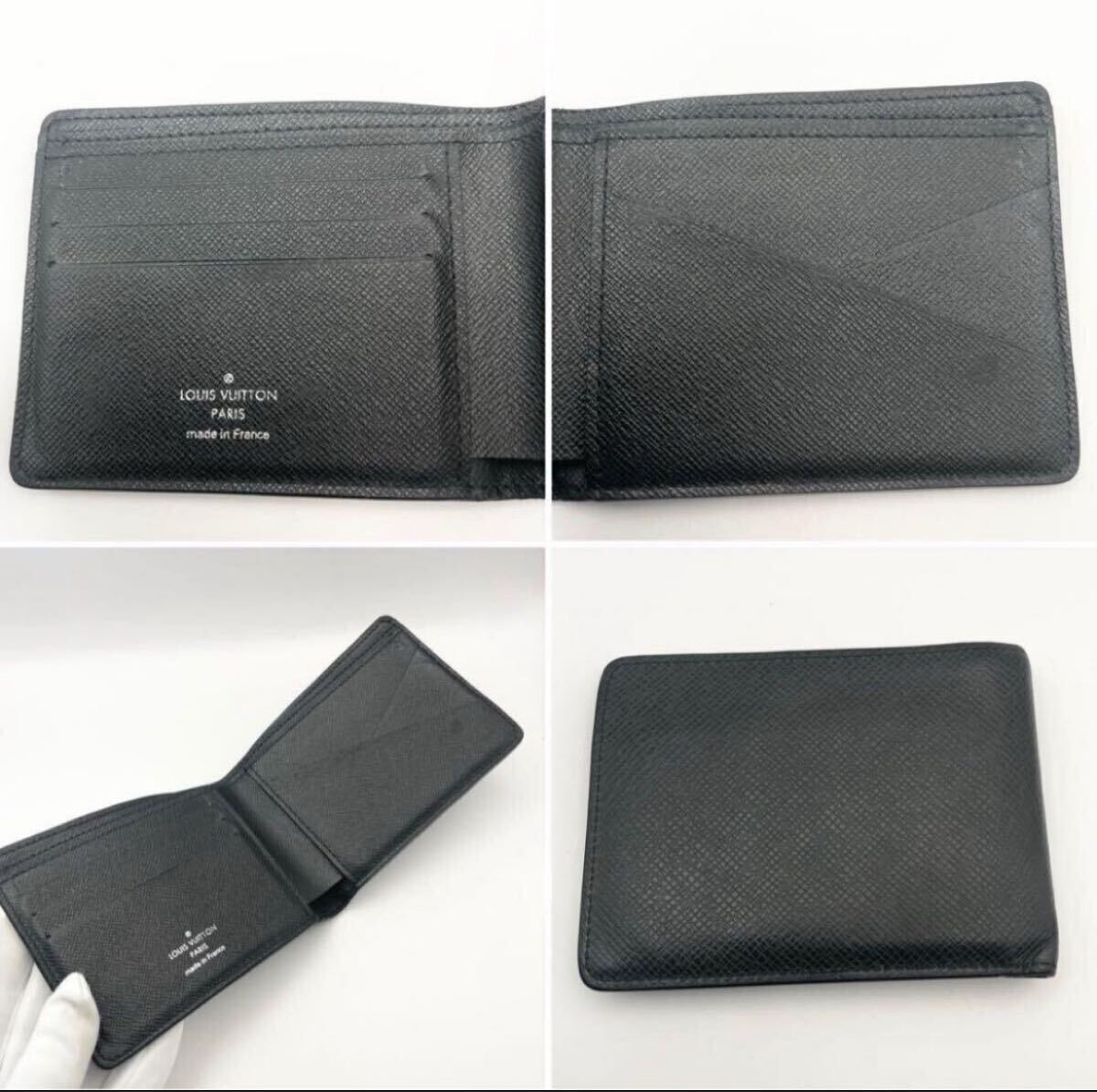 鑑定済】1円〜 LOUIS VUITTON ルイヴィトン 二つ折り財布 タイガ 鑑定済】1円〜 LOUIS VUITTON ルイヴィトン 二つ折り財布 タイガ