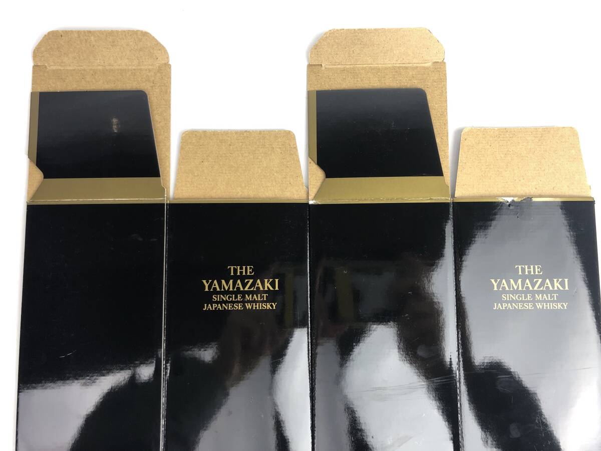 1円スタート】サントリー 山崎 18年 空箱 化粧箱 カートン 4枚