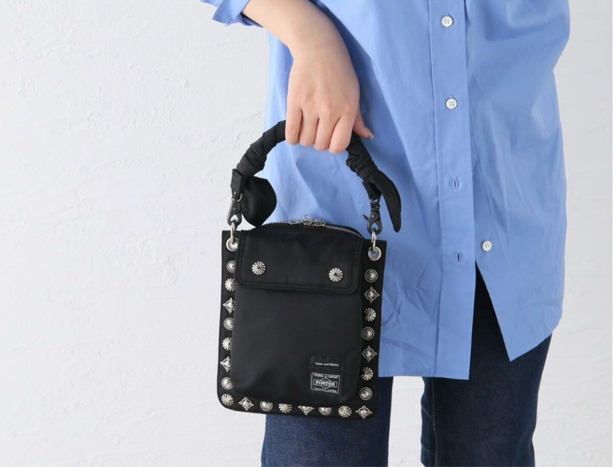 24SS TOGA ARCHIVES PORTER Shoulder Pouch SP BLACK トーガ 24SS TOGA ARCHIVES PORTER Shoulder Pouch SP BLACK トーガ