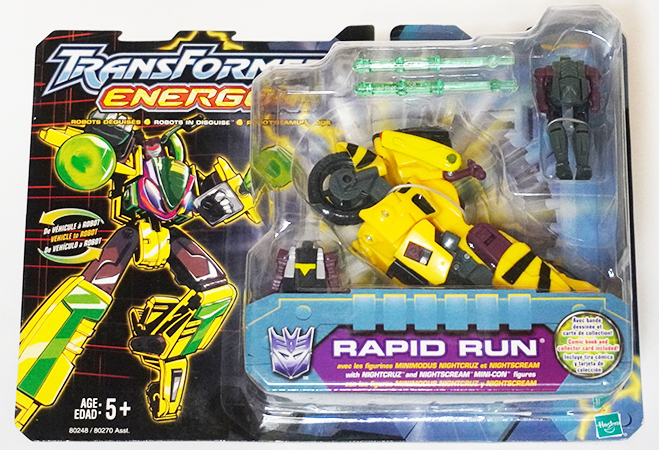 トランスフォーマー エネルゴン ラピッドラン Hasbro版 未開封
